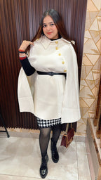 Long Poncho with belt