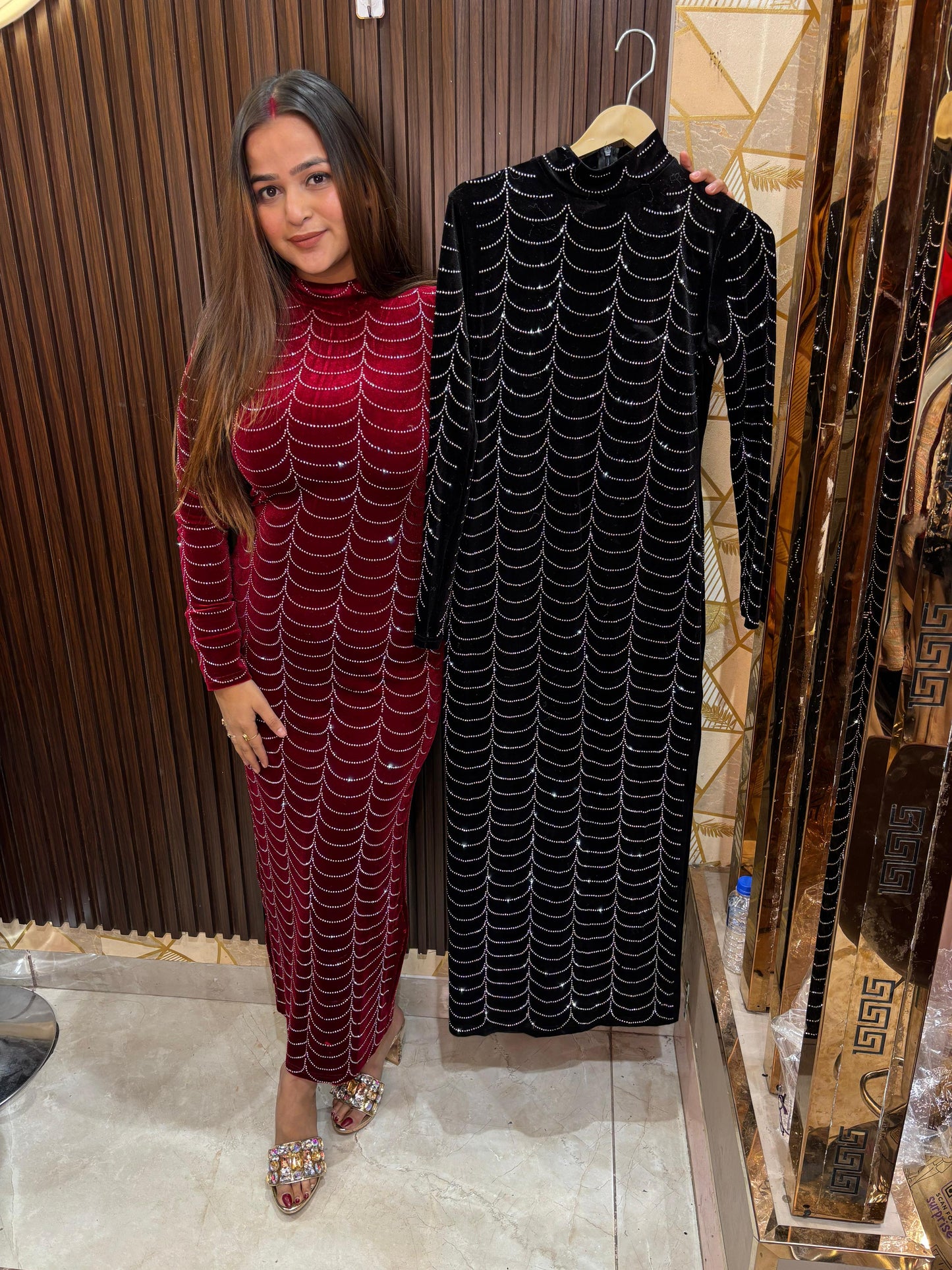 Mermaid Velvet Dress