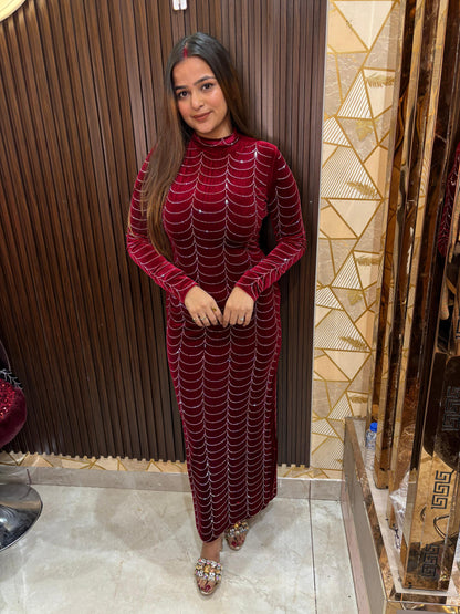Mermaid Velvet Dress