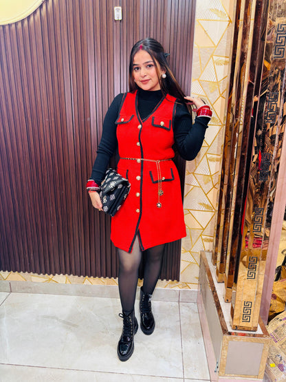 Tweed 3 piece set with belt + inner