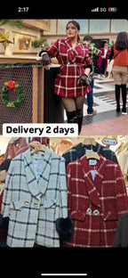 Tweed Blazer Dress