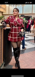 Tweed Blazer Dress