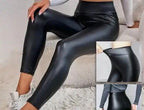 Mettalic Black Leggings