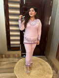 "ACE" Wollen Pink Coordset