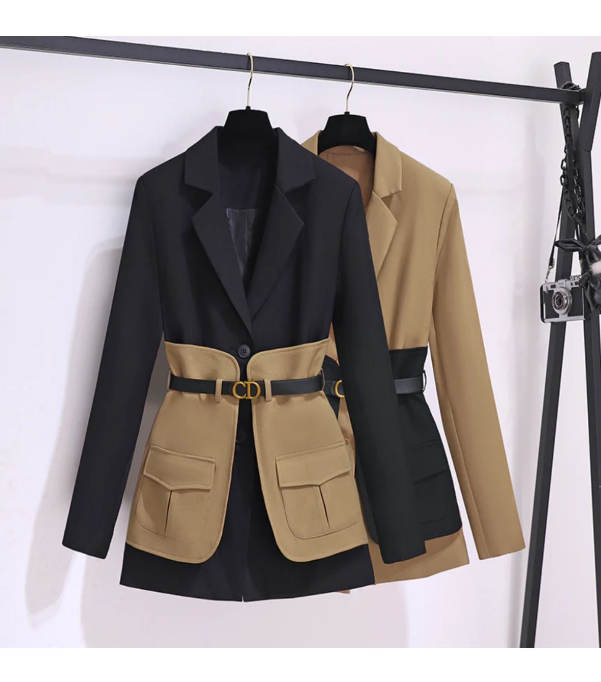 "TIA" BLAZER WITH BELT