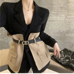 "TIA" BLAZER WITH BELT