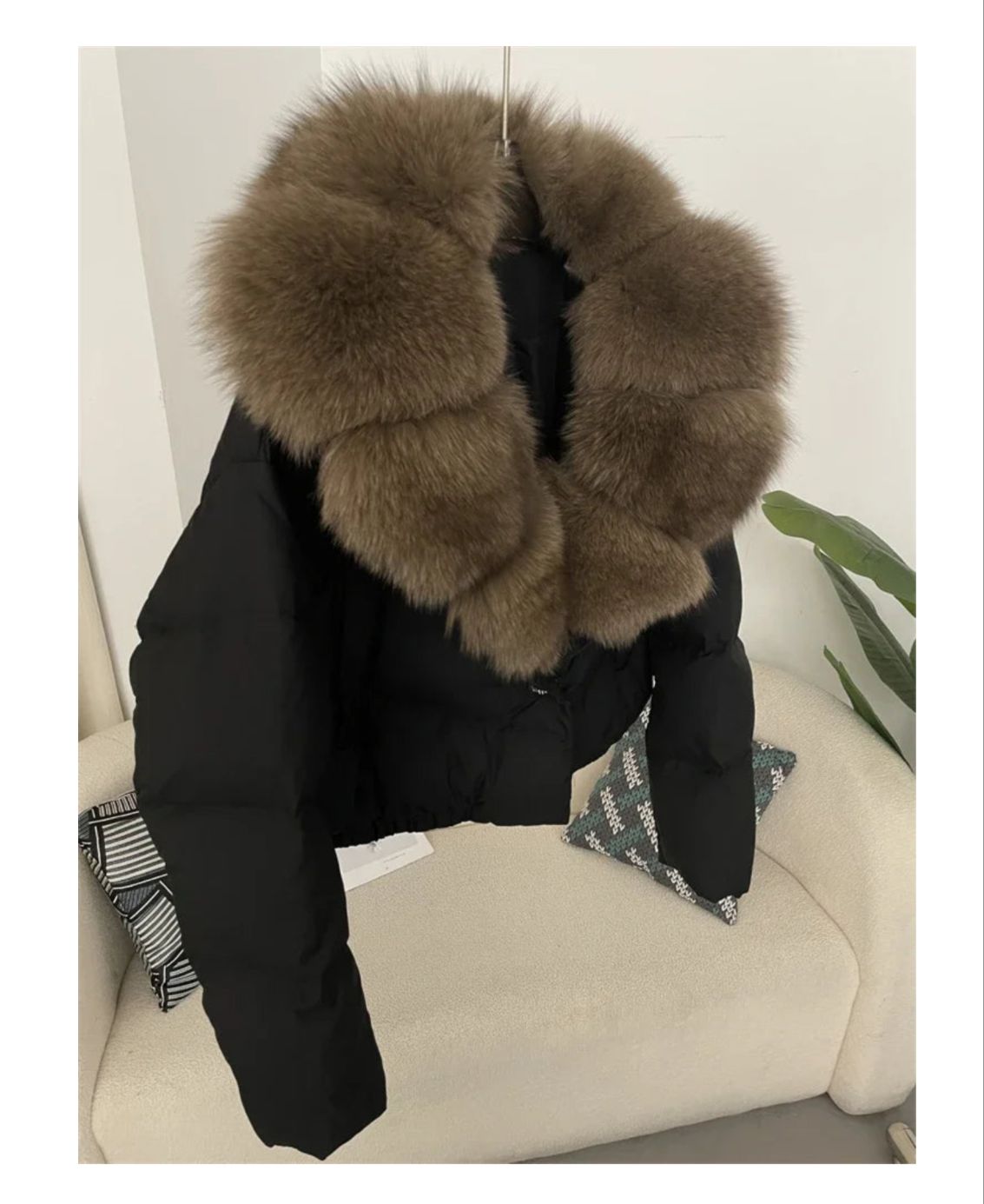 "NANDIA" FUR JACKETS (FUR DETACHABLE)
