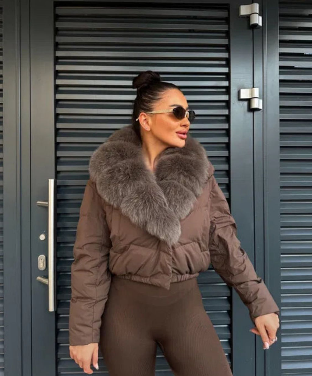 "NANDIA" FUR JACKETS (FUR DETACHABLE)