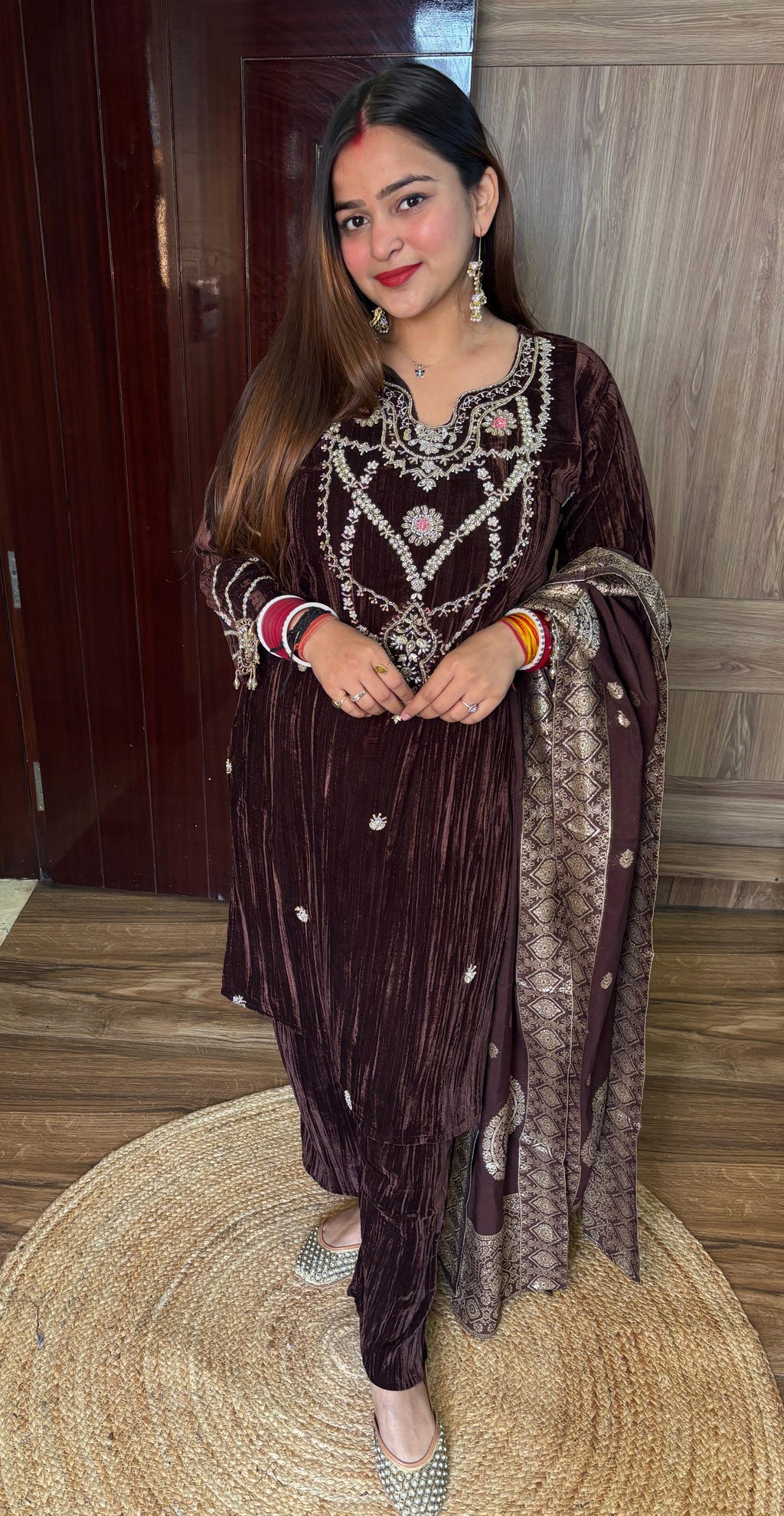 "AISHA" Velvet 3 piece suit