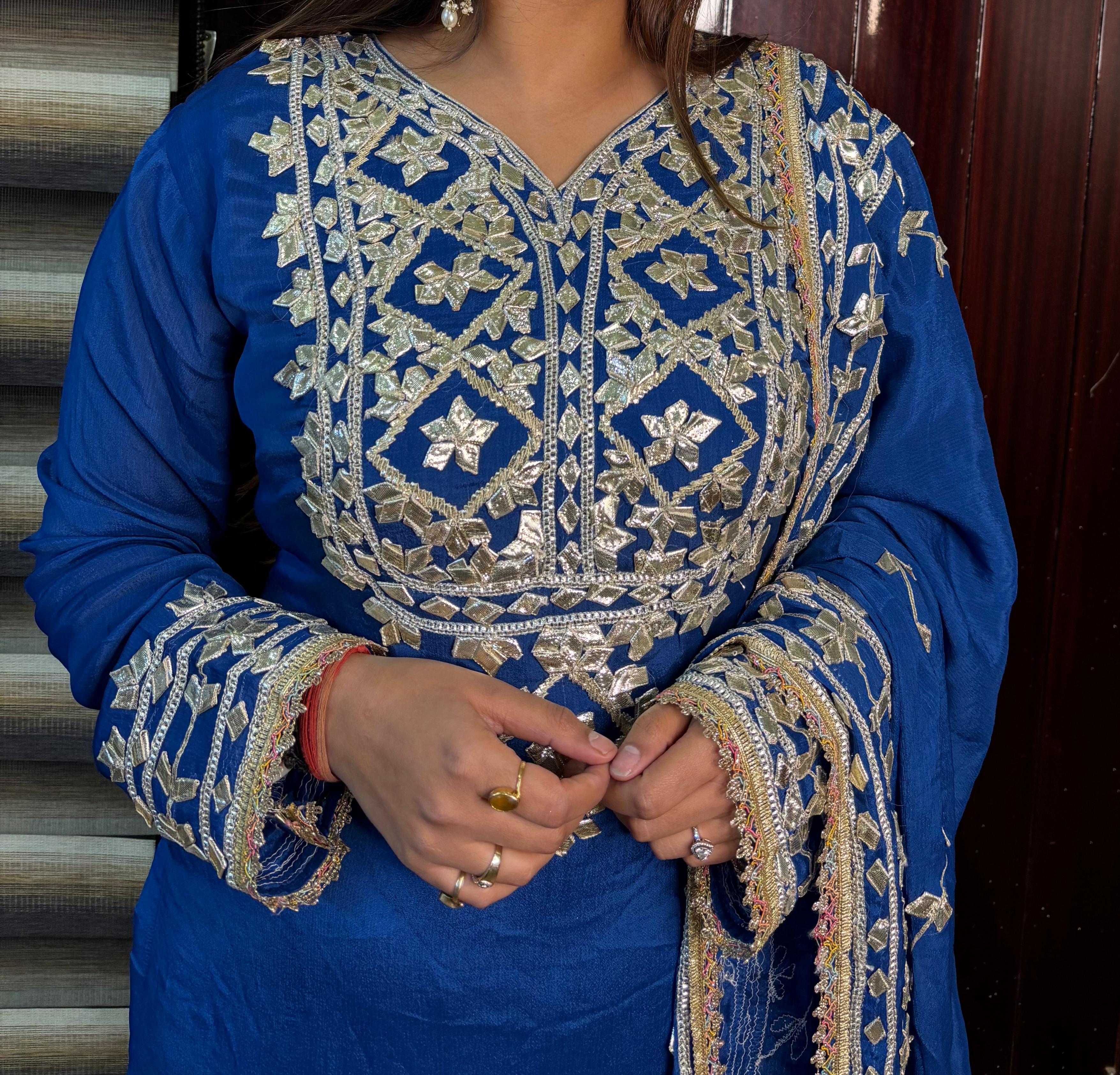 "DUA" 3 PIECE GHARARA SET