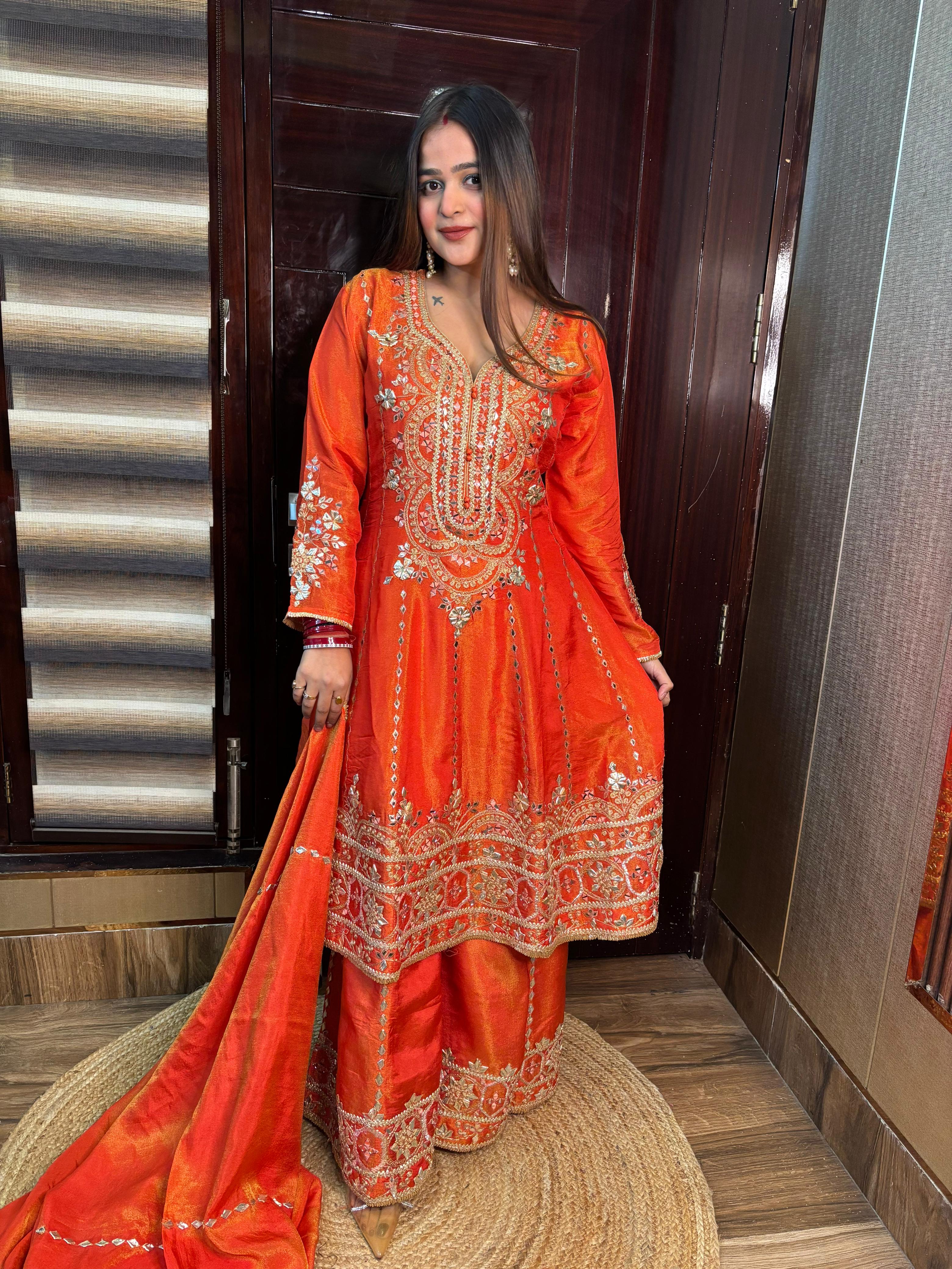 "ALIA" TANGY GHARARA SUIT