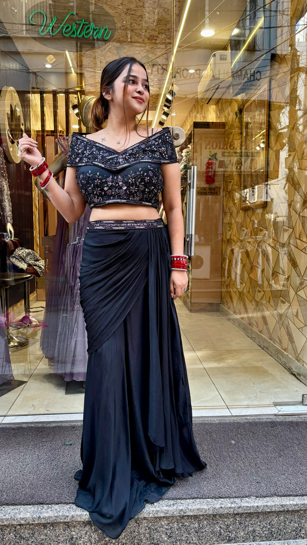 "NEHRA" 2 PC INDOWESTERN
