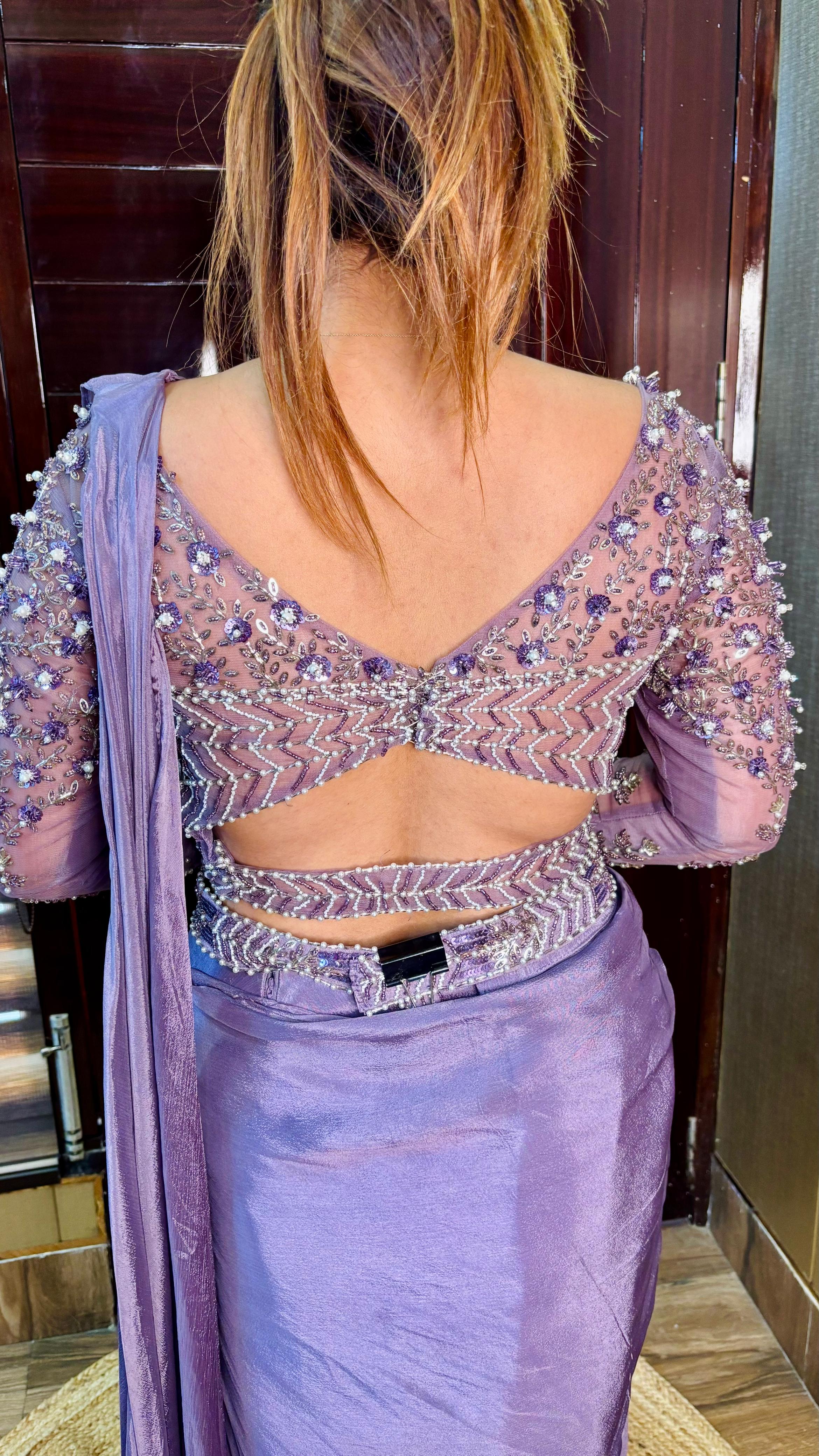 "SHINY" SIGNATURE DRAPE