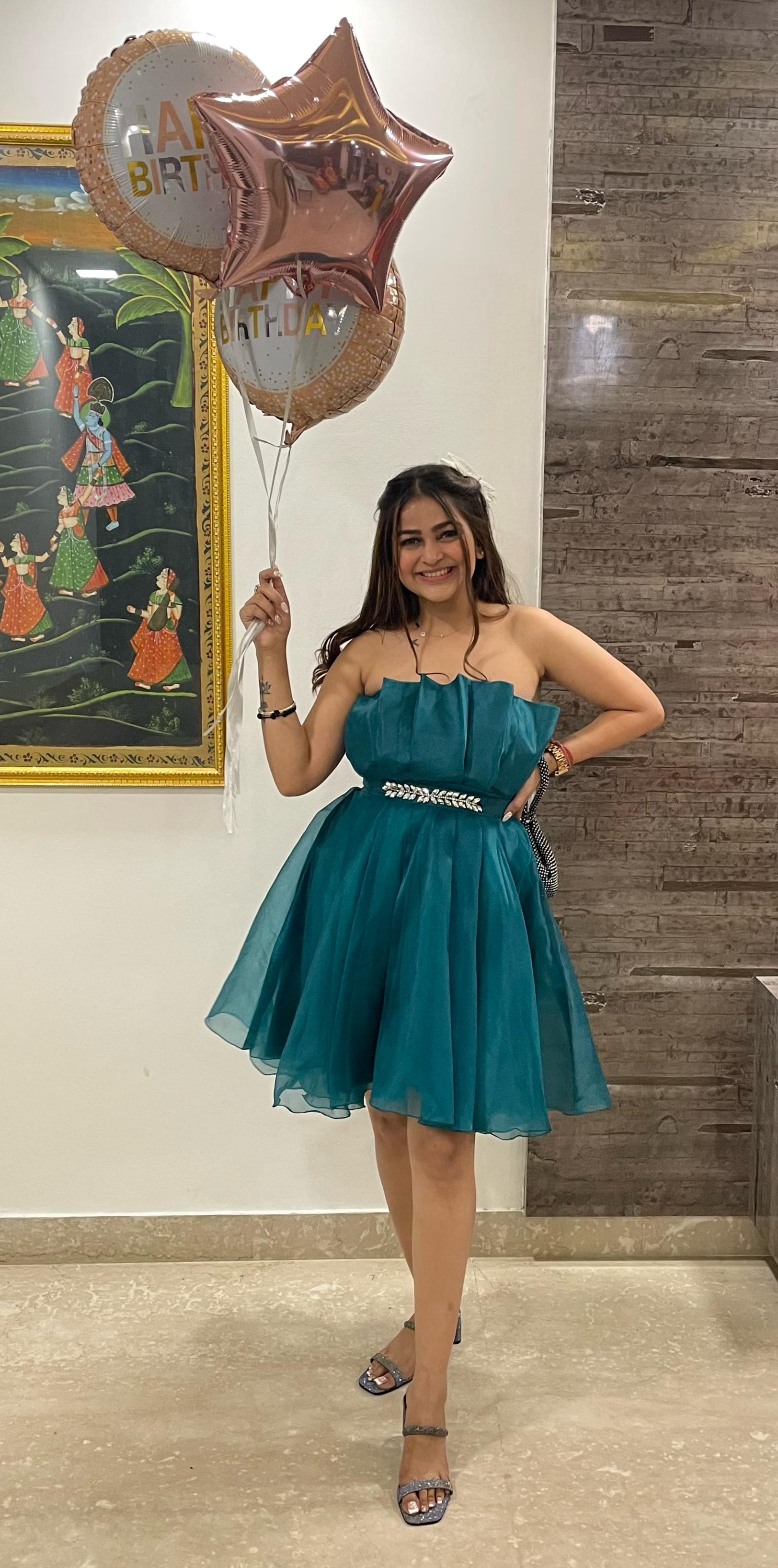 "TWIRL" ORGENZA DRESS