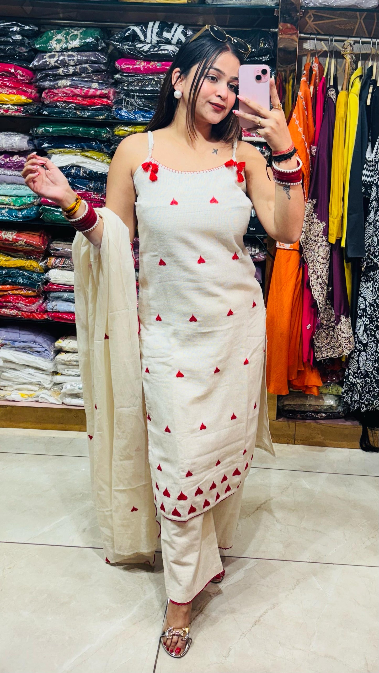 "MEERA" HEART STRAP SUIT