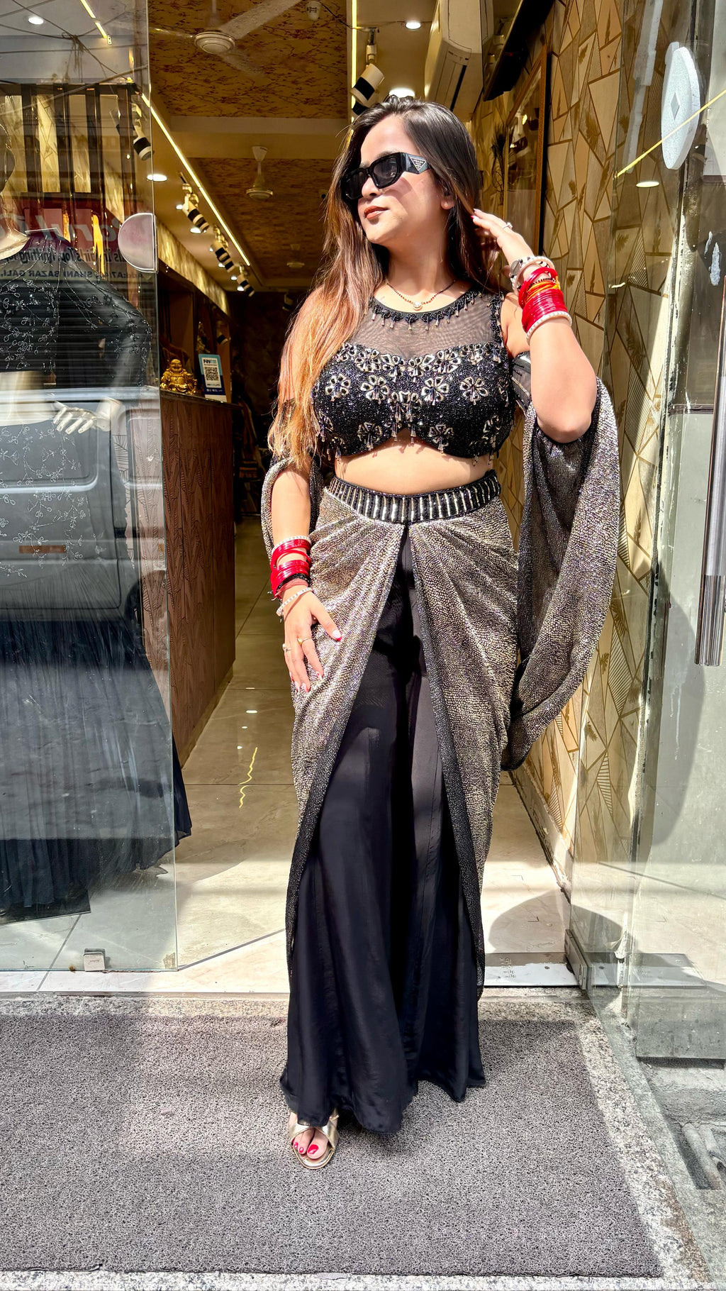 "GAZL" DESIGNER DRAPE DRAMA