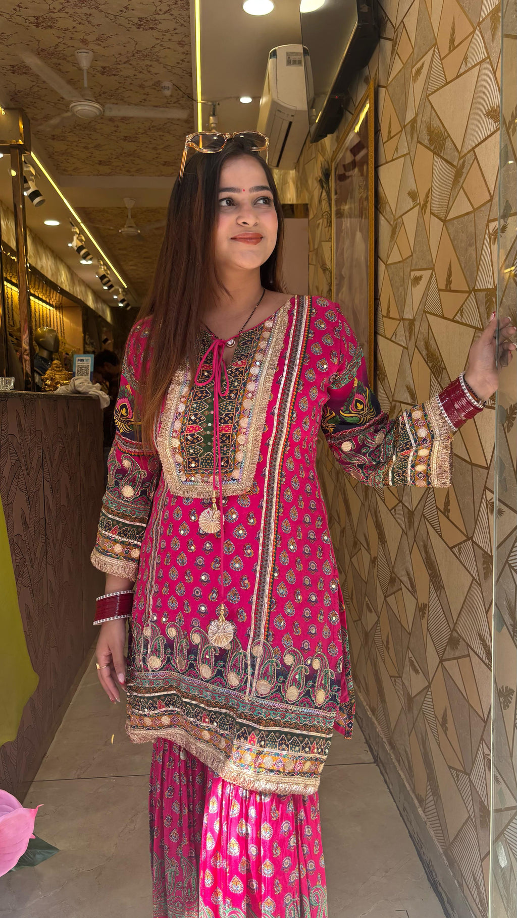 "GOPALI SHARARA SET"