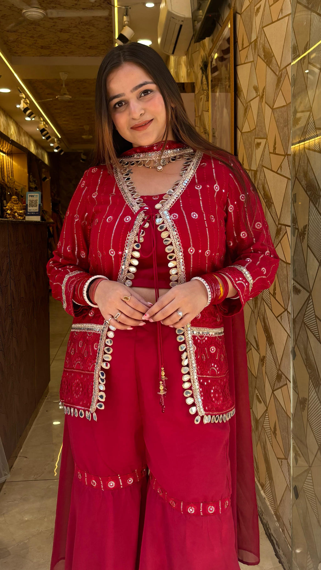 "MAIRA" INDOWESTERN SHARARA COORDS