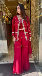"MAIRA" INDOWESTERN SHARARA COORDS