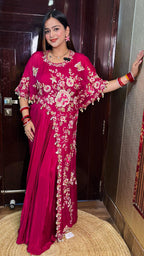 "MEERA" GULABI INDOWESTERN