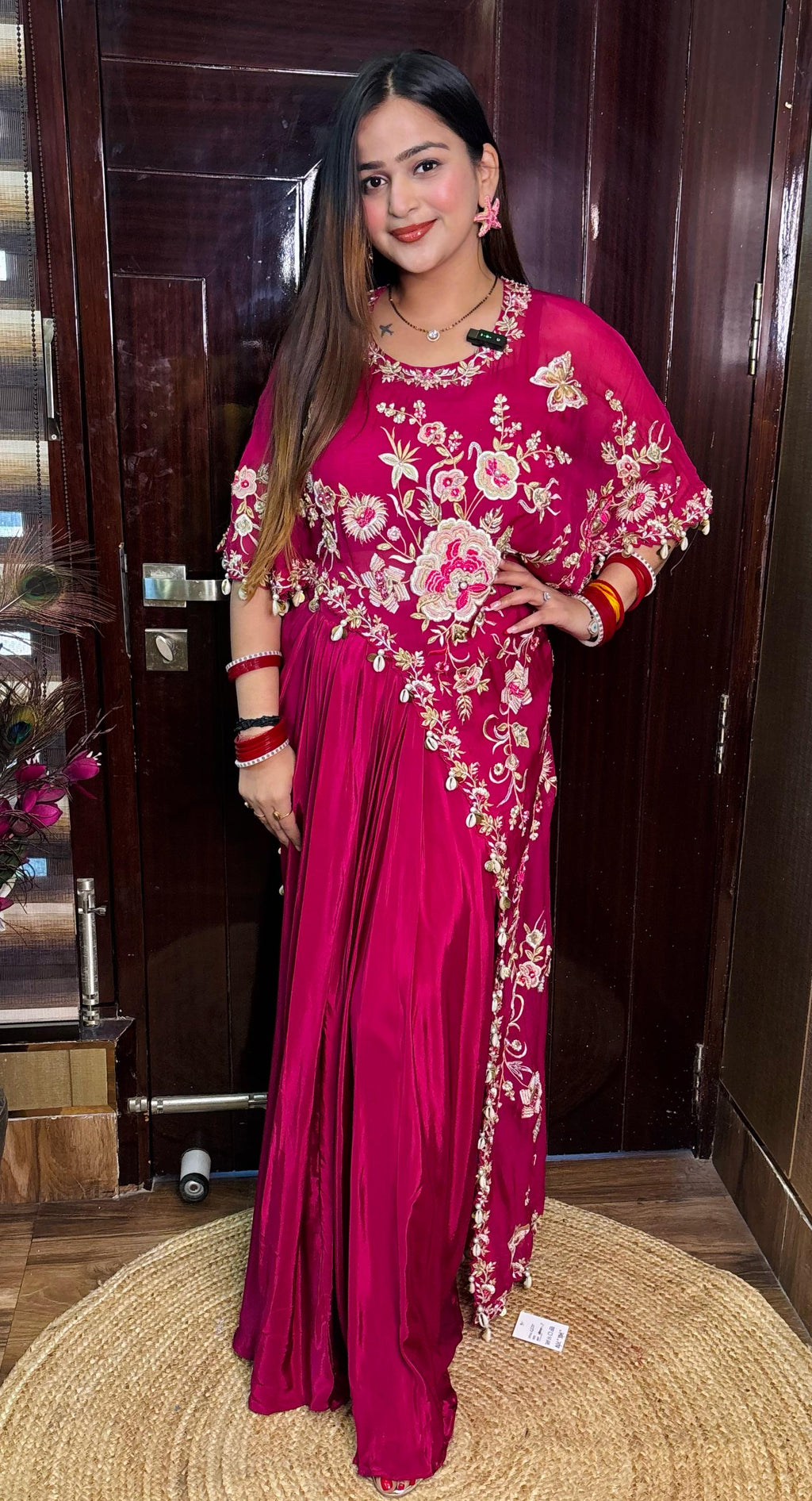 "MEERA" GULABI INDOWESTERN