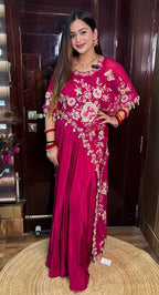 "MEERA" GULABI INDOWESTERN