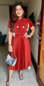 "JULIAN" PLEATED DRESSES