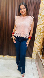 "BHUMI" LACE  TOP