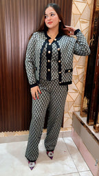 Wool Printed 3 pc set