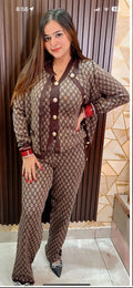 Wool Printed 3 pc set