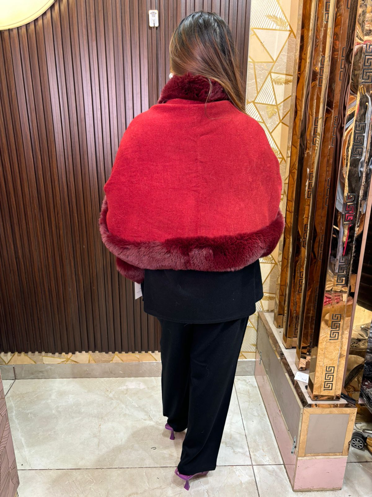 Fur Poncho