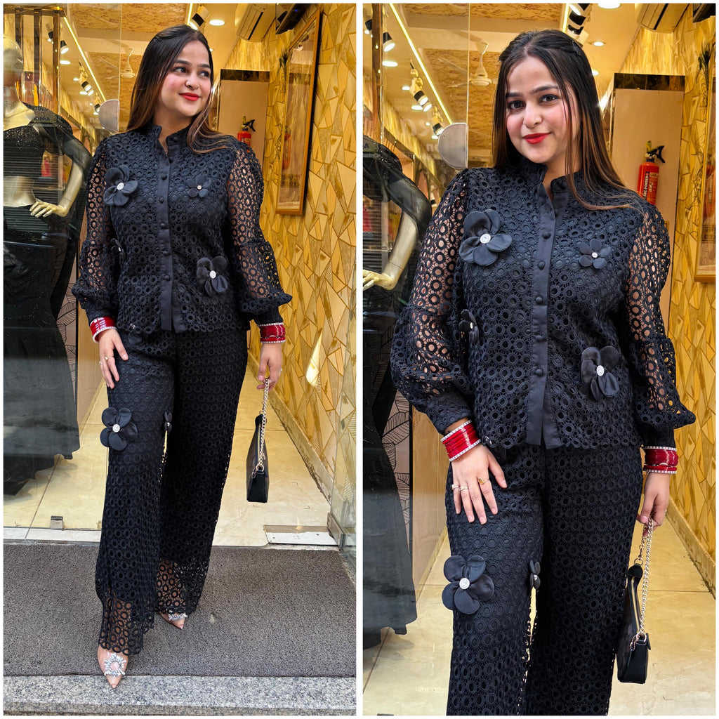 "SURU" FLOWER- 2 PIECE 3D DESIGNER COORDS