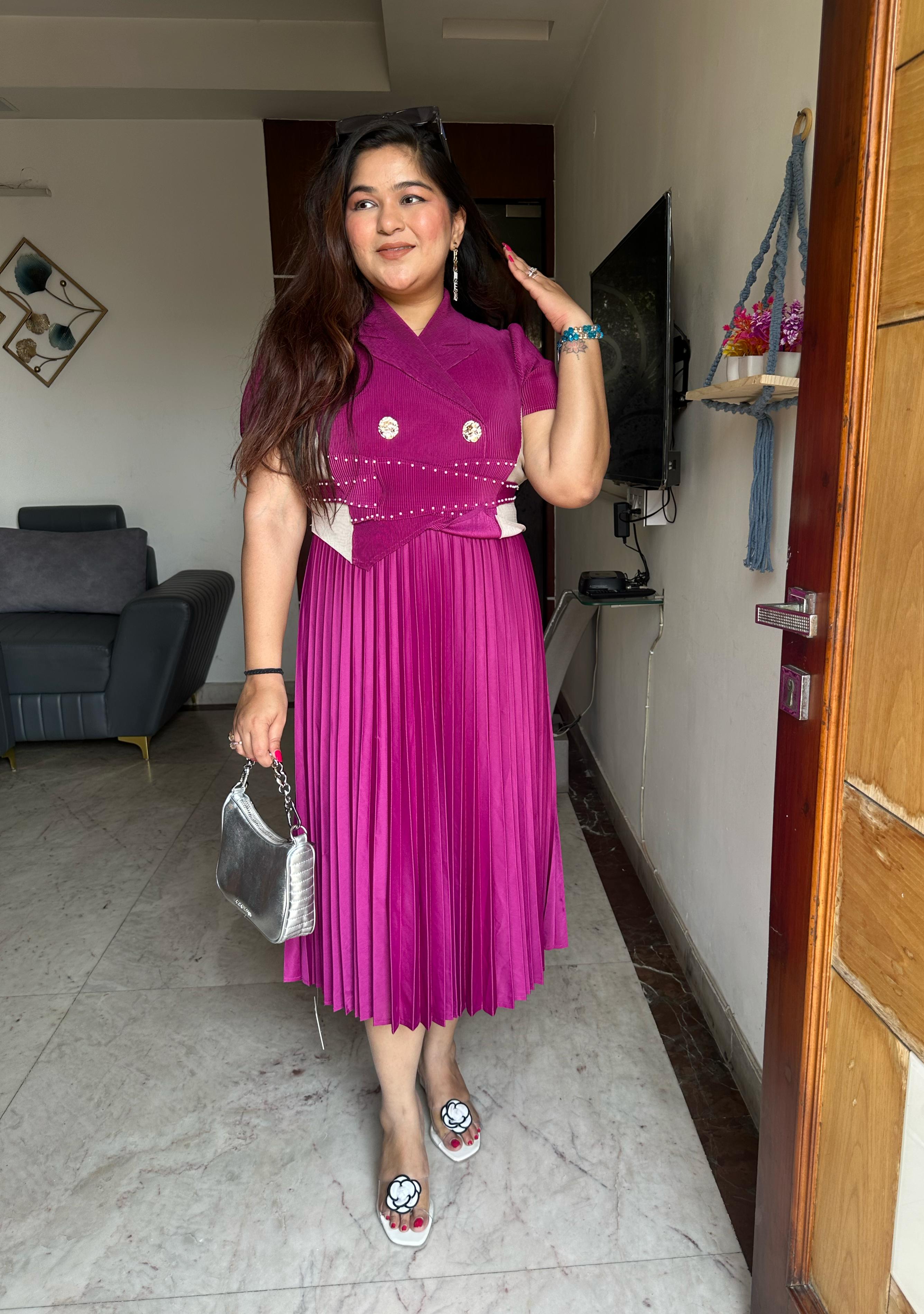 "JULIAN" PLEATED DRESSES