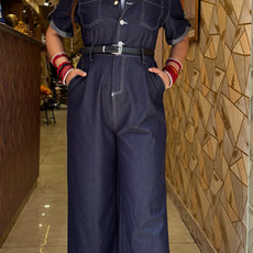 "SUSH" BELTED JUMPSUIT