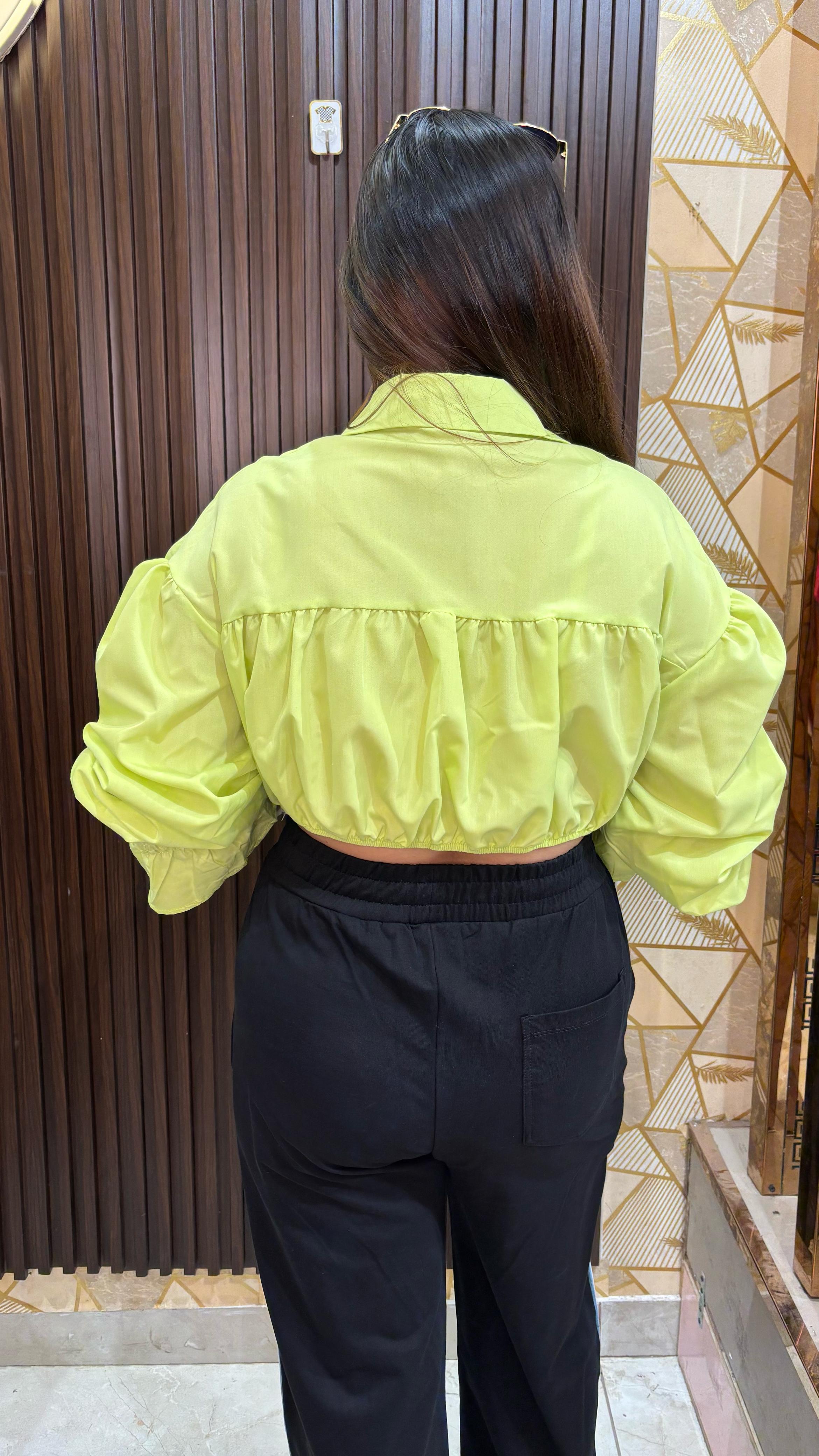 "RAHA" CROP SHIRTS