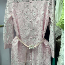 "PINK" WELLA DRESS WITH BELT