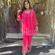 Hot Pink Soniyo Pearl Coordset