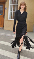 Bubble Black Skirts