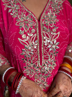 Kaftan Dhoti Misha Set with Tassels