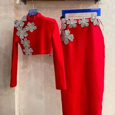 "PRETA" 2 PC DESIGNER SKIRT SET