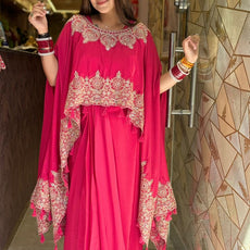 Pink Sia Dhoti 3 piece skirt pattern