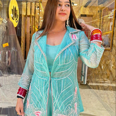 Chetna Mint Jacket style outfit