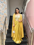 Pearl Gold Indowestern Oufit