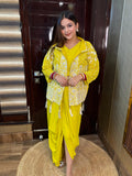 Hassi Drape Yellow Jacket Style