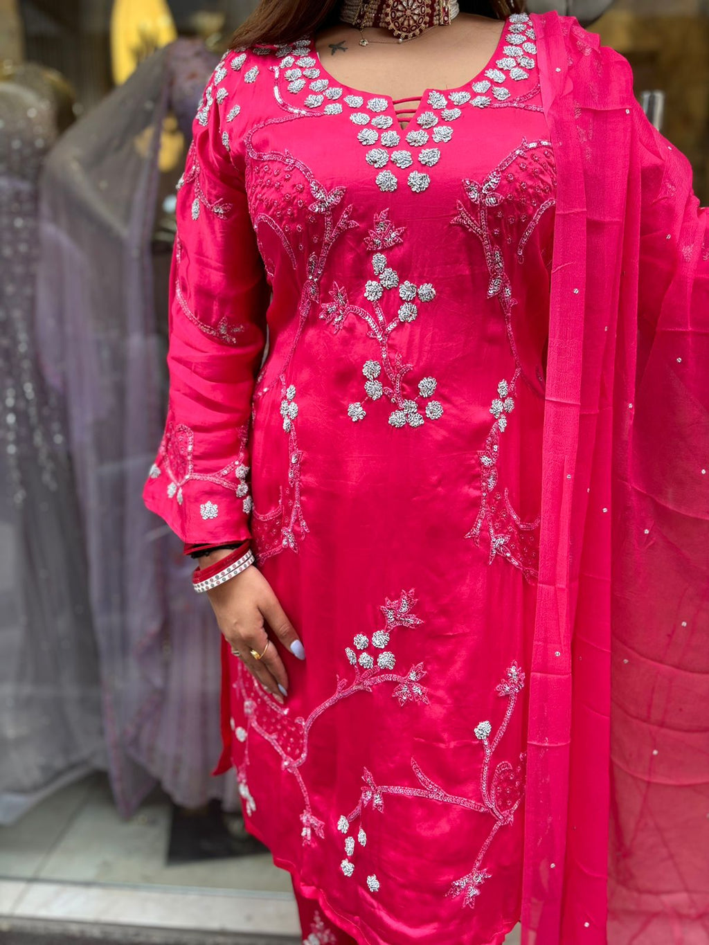 Pink Hulara Suit