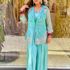 Chetna Mint Jacket style outfit