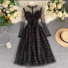 Frill Net Dress for Girls