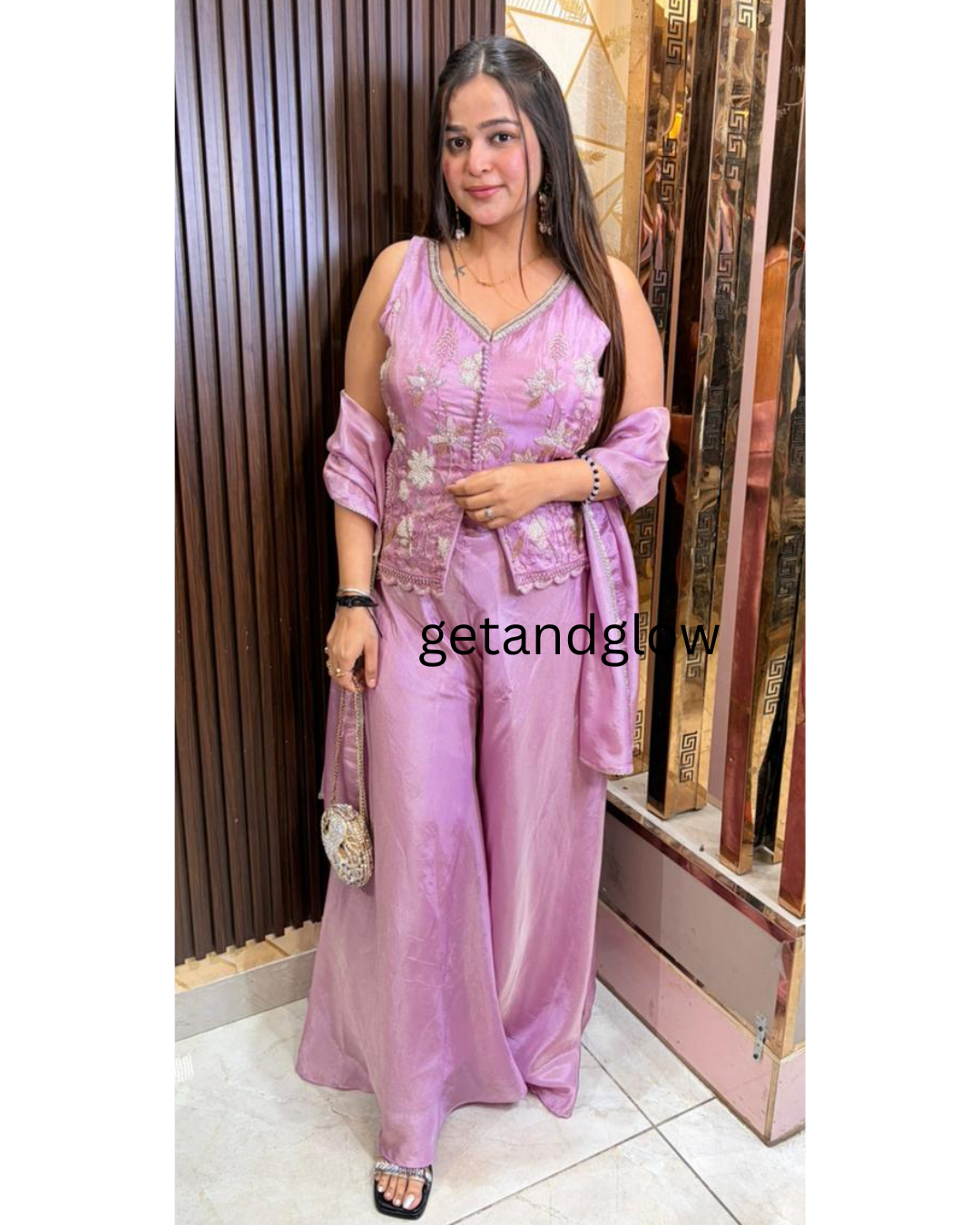 CARNIVAL-lilac plazo set