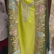 ZOYA - UNSTICHED LUXE SUIT FABRIC WITH POTLI