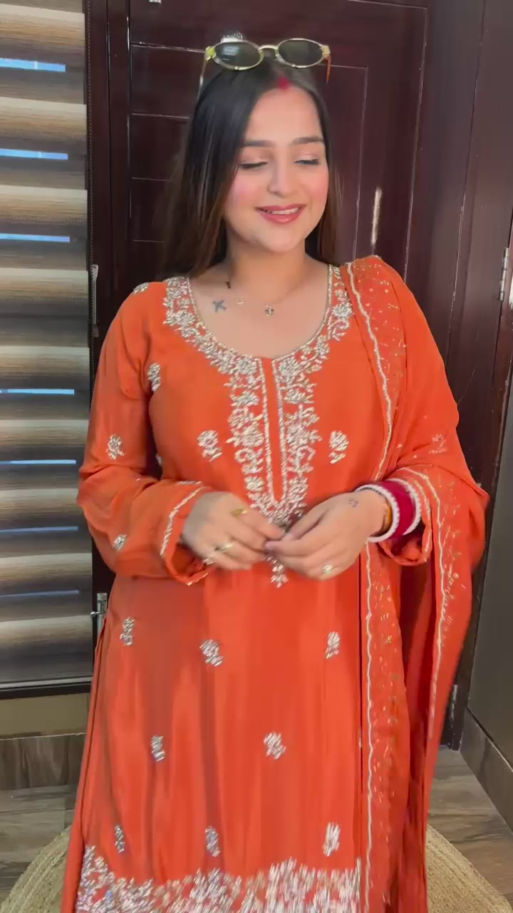 "NAJARA" SHARARA SUIT